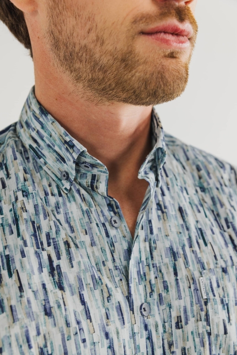 State of Art shirt ss print popli